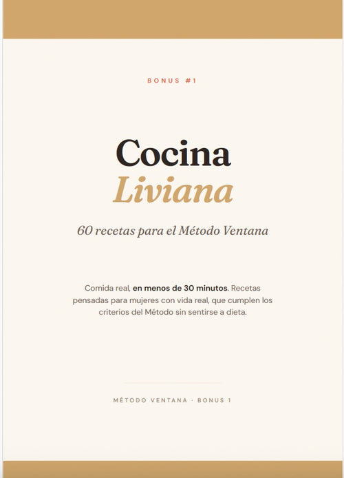Método Ventana — Ayuno Intermitente para Mujeres + 4 Bonus