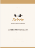 OFERTA EXCLUSIVA: ANTI REBOTE DE PESO